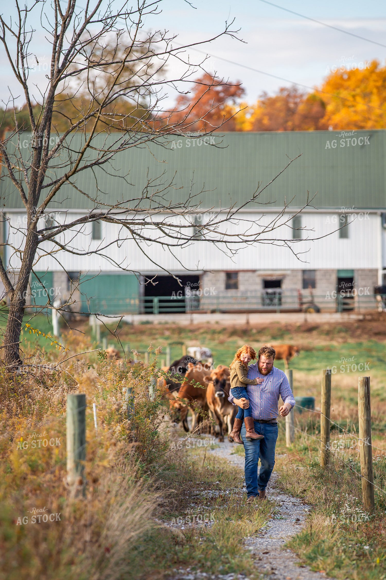 Farm Kid with Farmer 270156