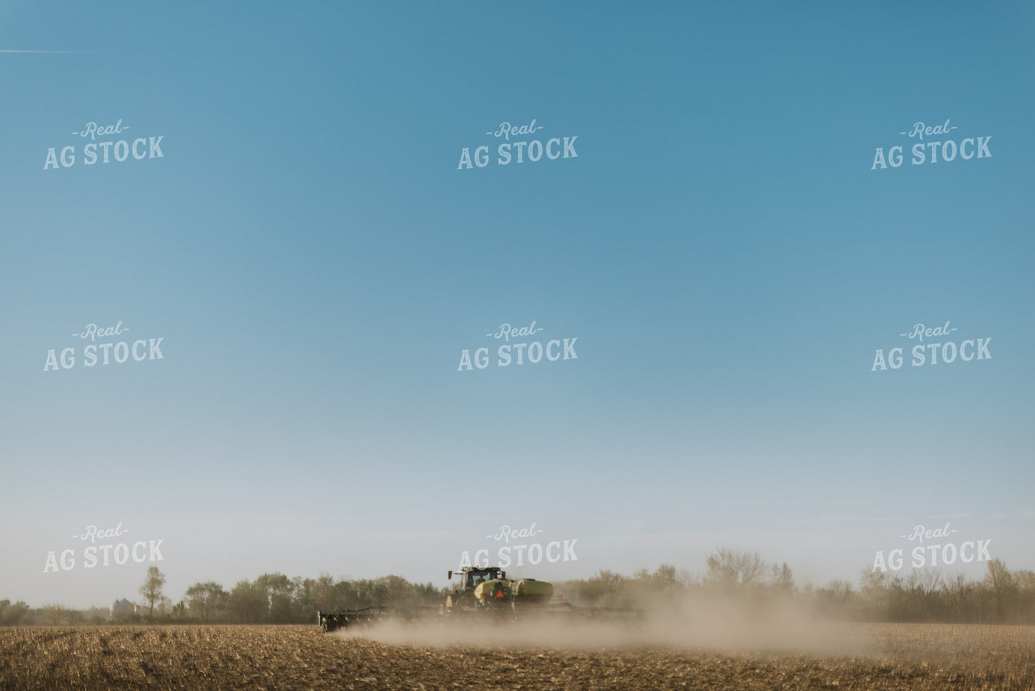Tractor Planting Field 7658