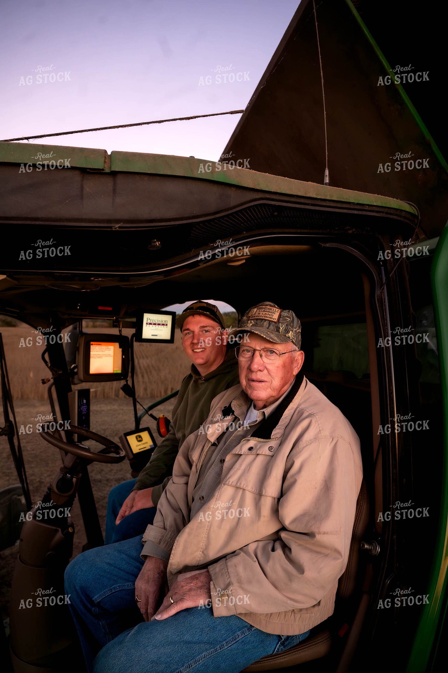 Farmers in Combine 115444