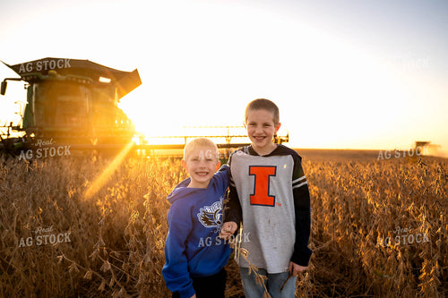 Farm Family by Combine 115601