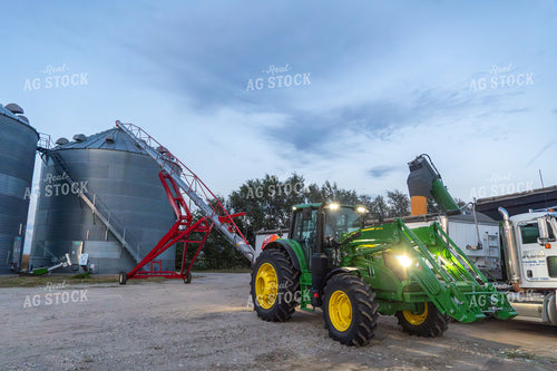 Unloading Grain at Bin Site 65520