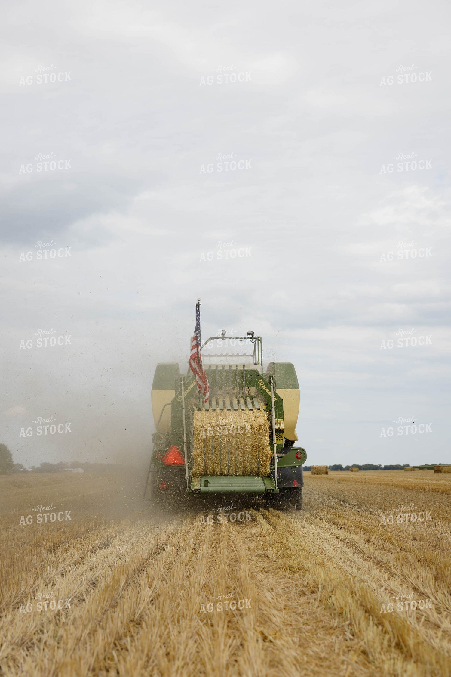 Baling Wheat Straw 296027