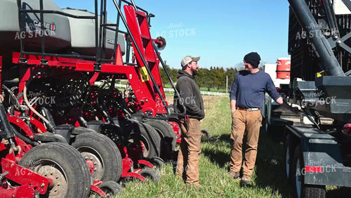 Farmers Talking While Loading the Planter - 326