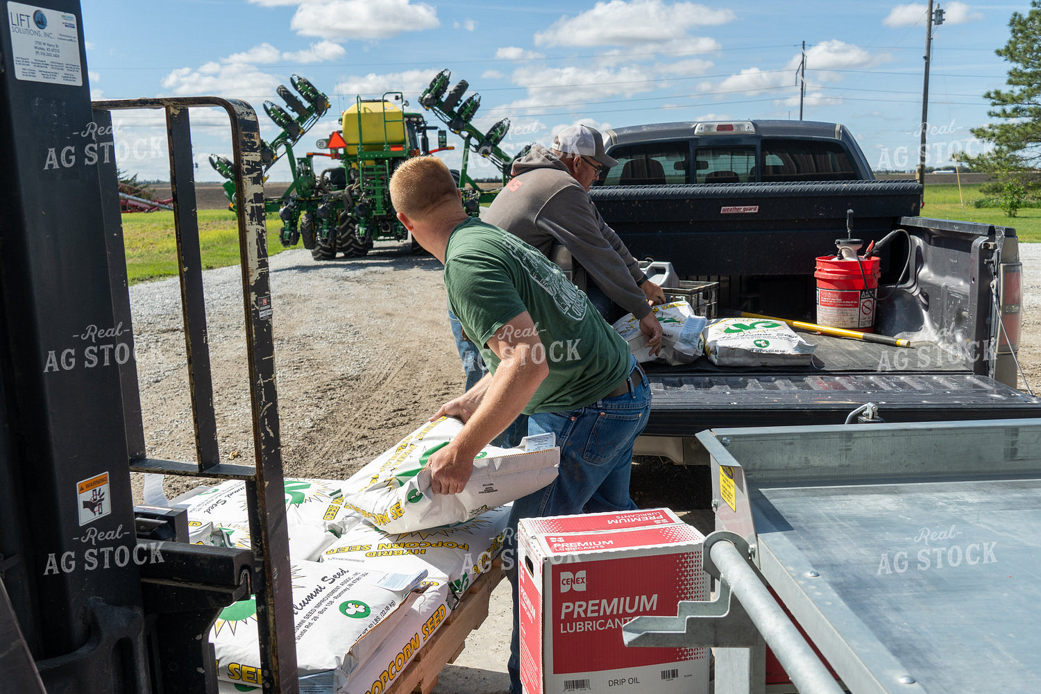 Preparing to Plant Popcorn 65405