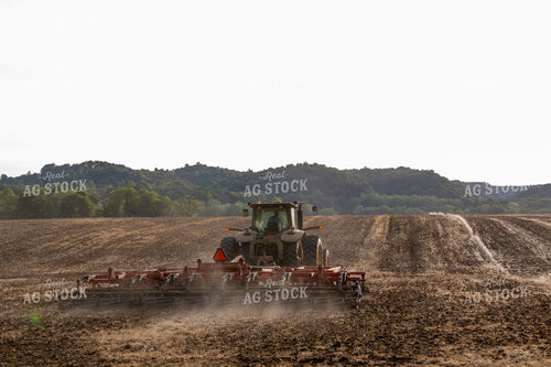 Vertical Tillage in Spring with Tractor 52087