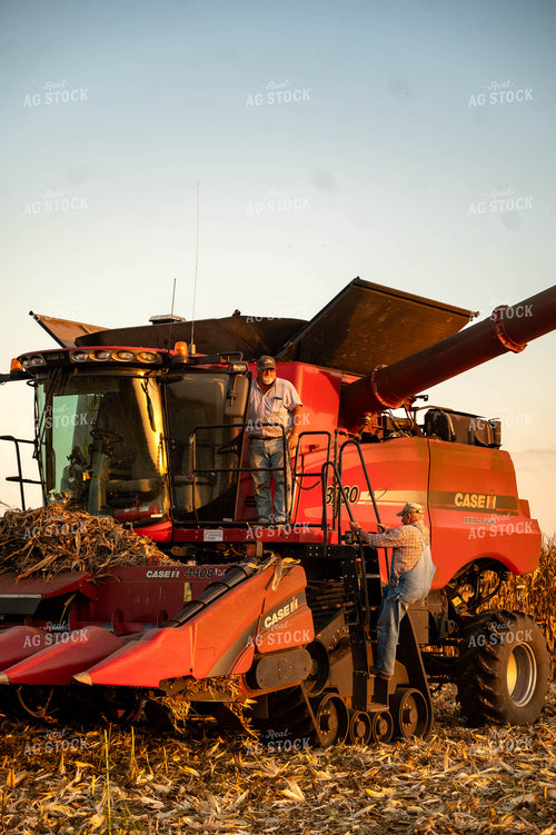 Farm Family at Corn Harvest 115911