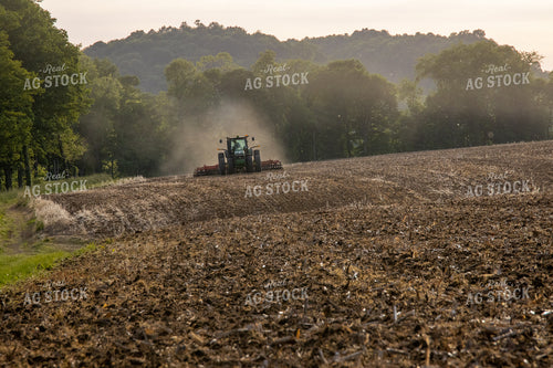 Vertical Tillage in Spring with Tractor 52097