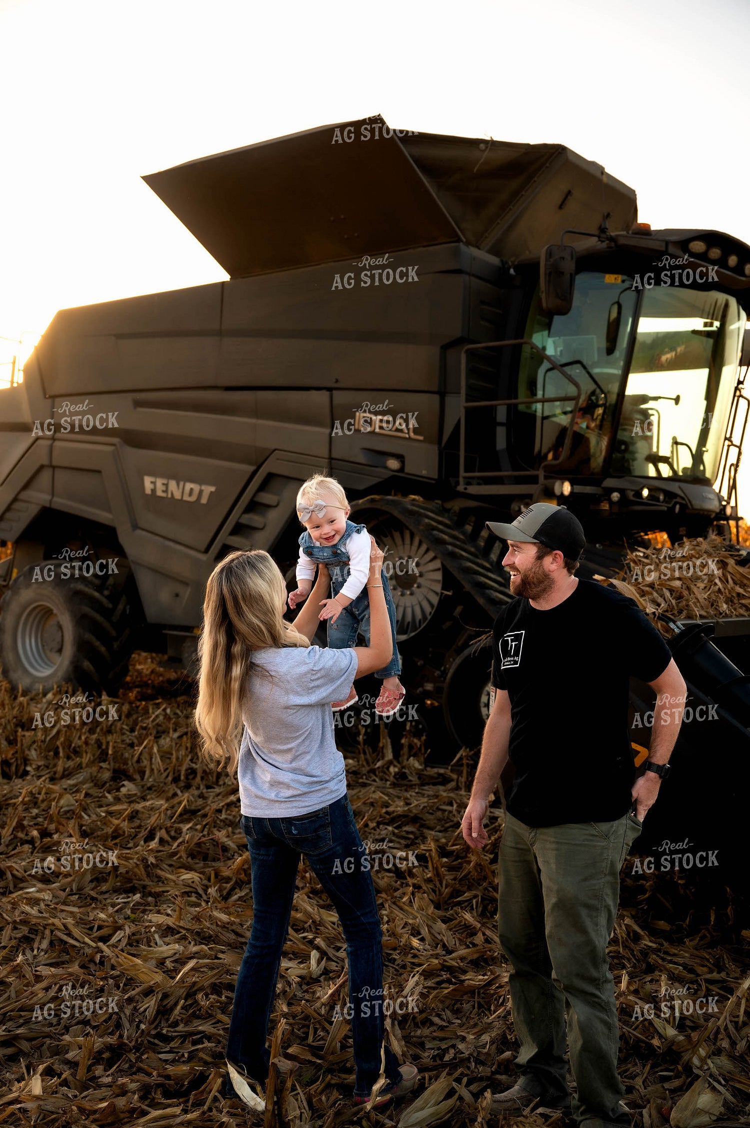Farm Family by Combine 115559