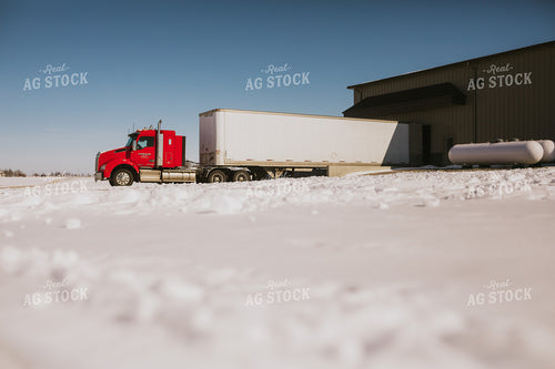 Semi Truck Delivering Seed 5337