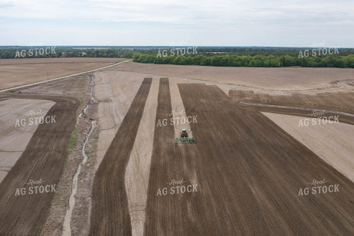 Aerial of Chisel Plowing 79664