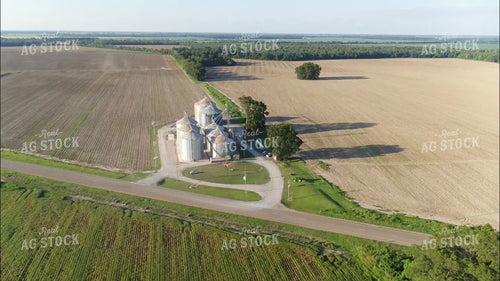 Grain Bins Drone 80054