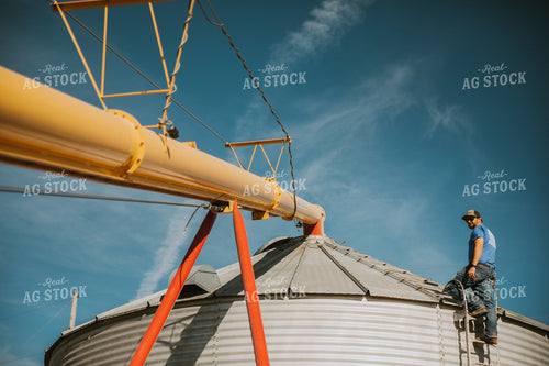 Auger Filling Grain Bin 7070