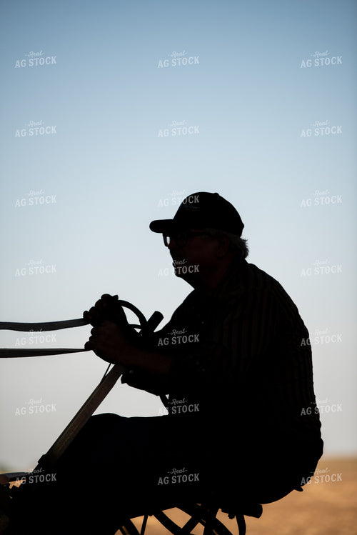 Farmer Holding Reins 76574
