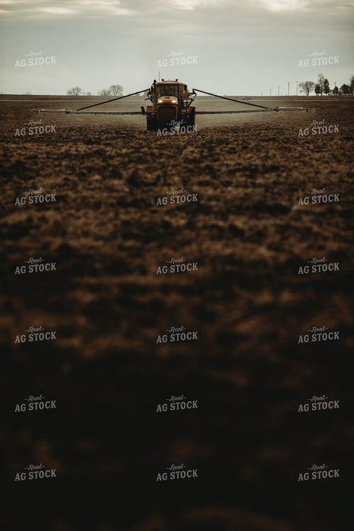 Fertilizer Spreader in Field 3675