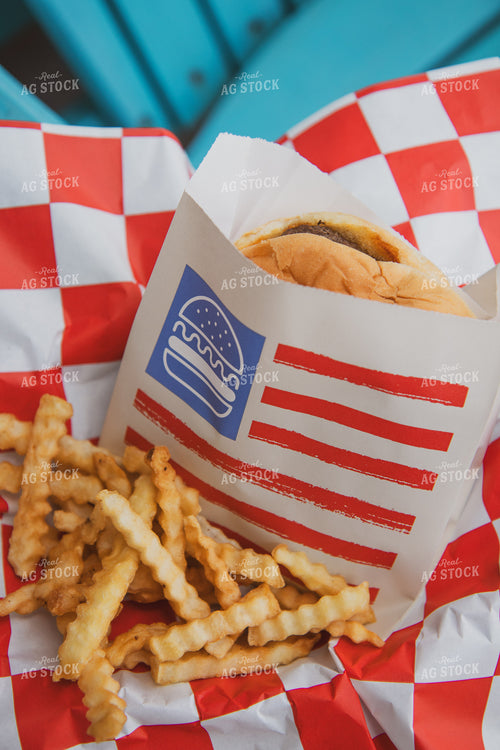 Burger and Fries 67935