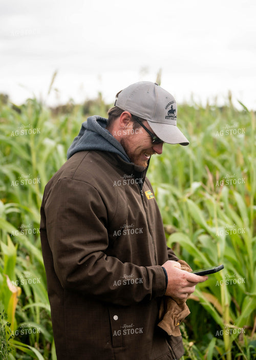 Farmer Using Phone 185021