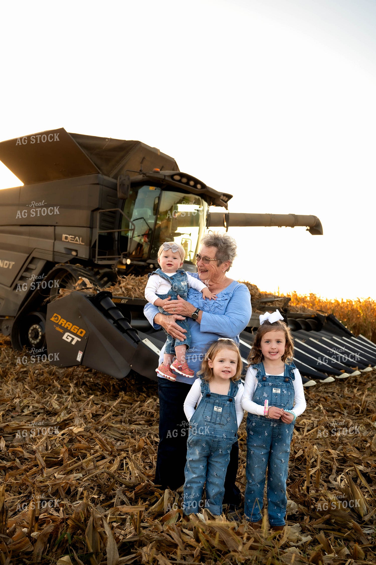 Farm Family by Combine 115553