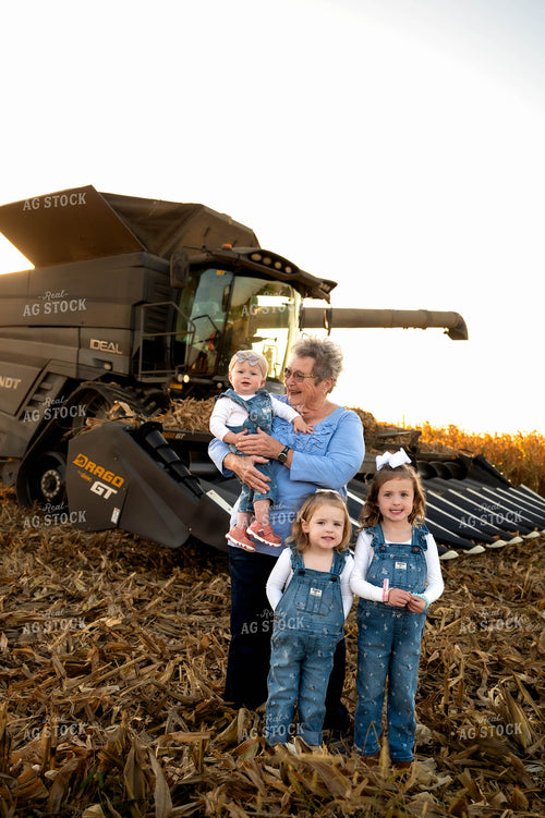 Farm Family by Combine 115553