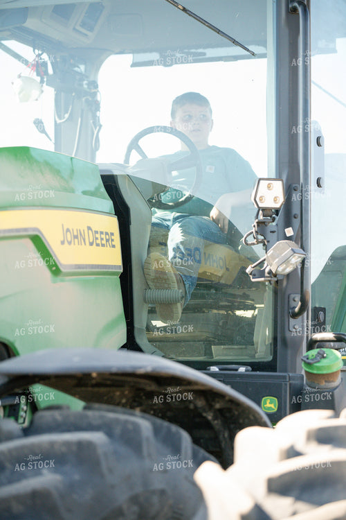 Farm Kid Driving Tractor 86044