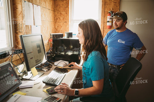 Farmers Working in Office 7057
