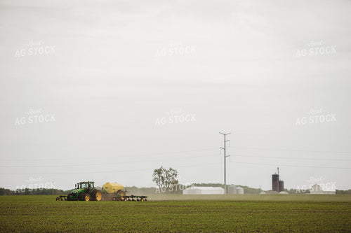 Side Dressing Fertilizer in Corn Field 5749