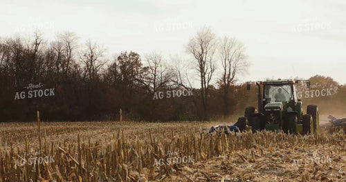 Disking Corn Stalks 3983
