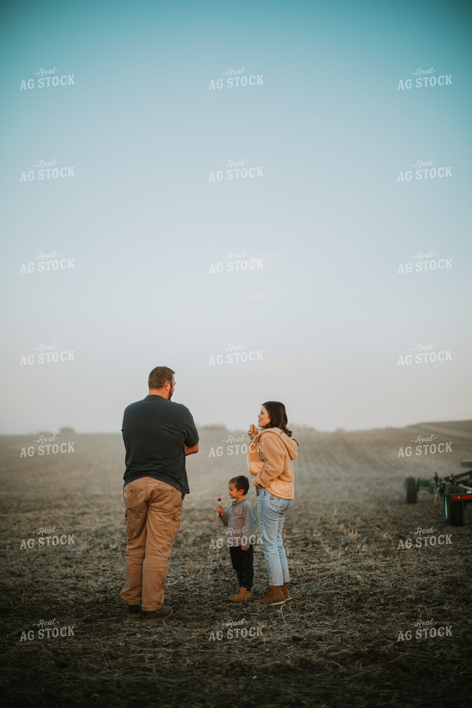 Farm Family in Field 6759