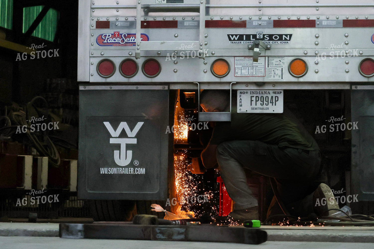 Welding on Semi Trailer 109171