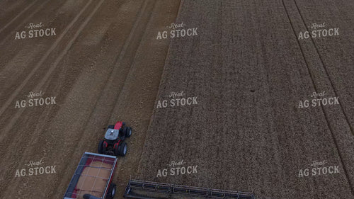 Aerial of Wheat Harvest 115983