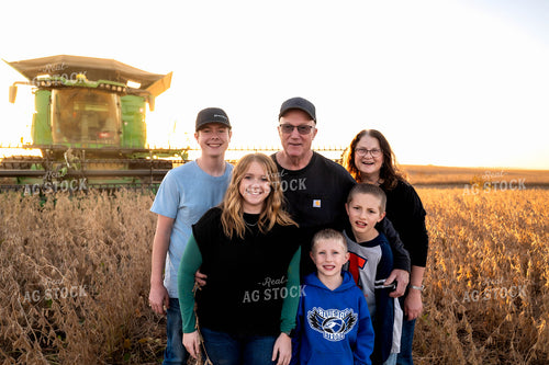 Farm Family by Combine 115598