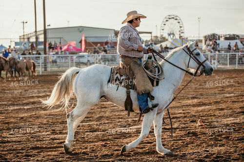 Rancher on Horse 98006