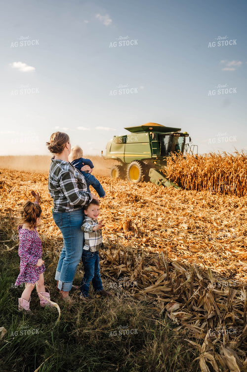 Farm Family by Combine 115360