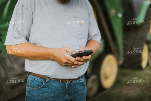 Farmer Using Phone 7774