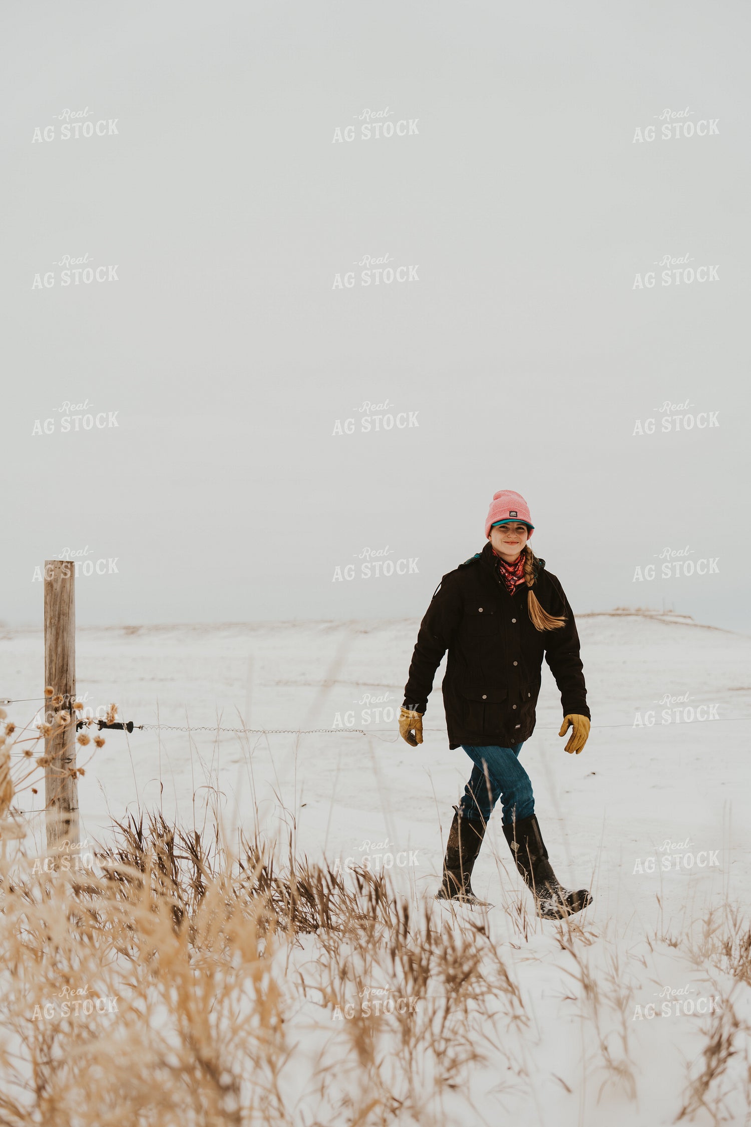Female Rancher Walking 61175