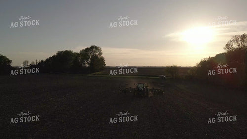 Planting at Sunset Drone 6047