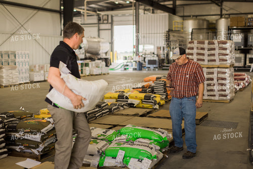 Salesman Moving Seed Bags 8053