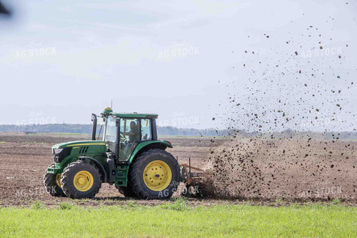 Tractor and Vertical Rotary Ditcher 291056