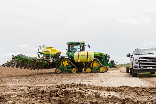 Tractor Planting Field 79267