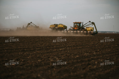 Planter in Field at Sunset 5715