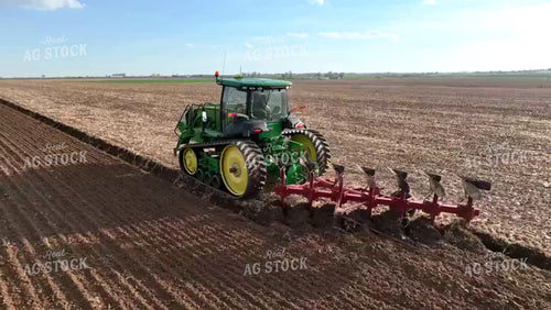 Moldboard Plowing Fields Drone 56308