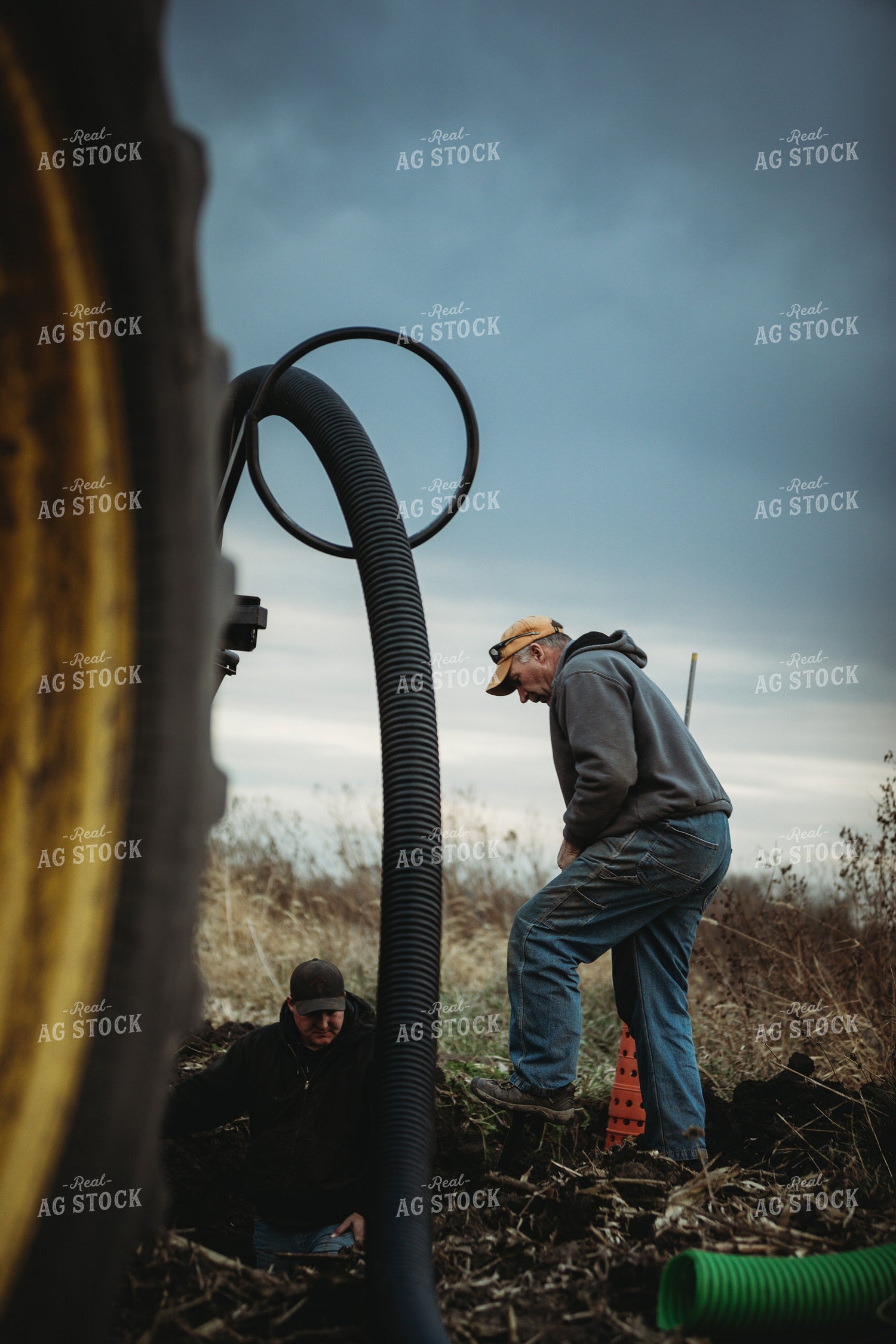Digging Hole for Field Tile 3682