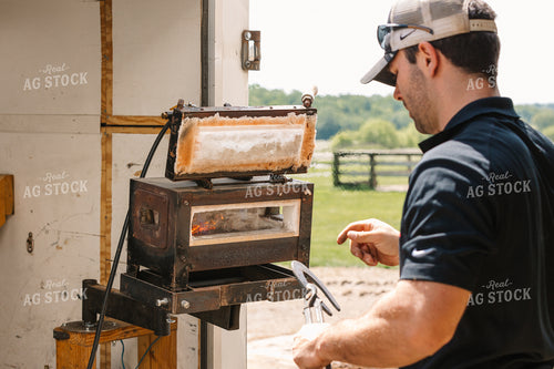 Farrier Making Horseshoes 52728