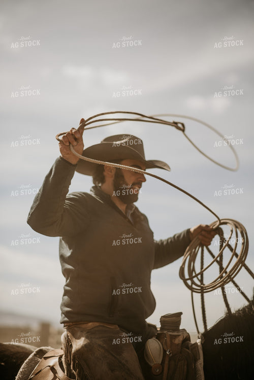 Rancher on Horse 54035