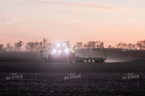 Planter at Night in Field 72045