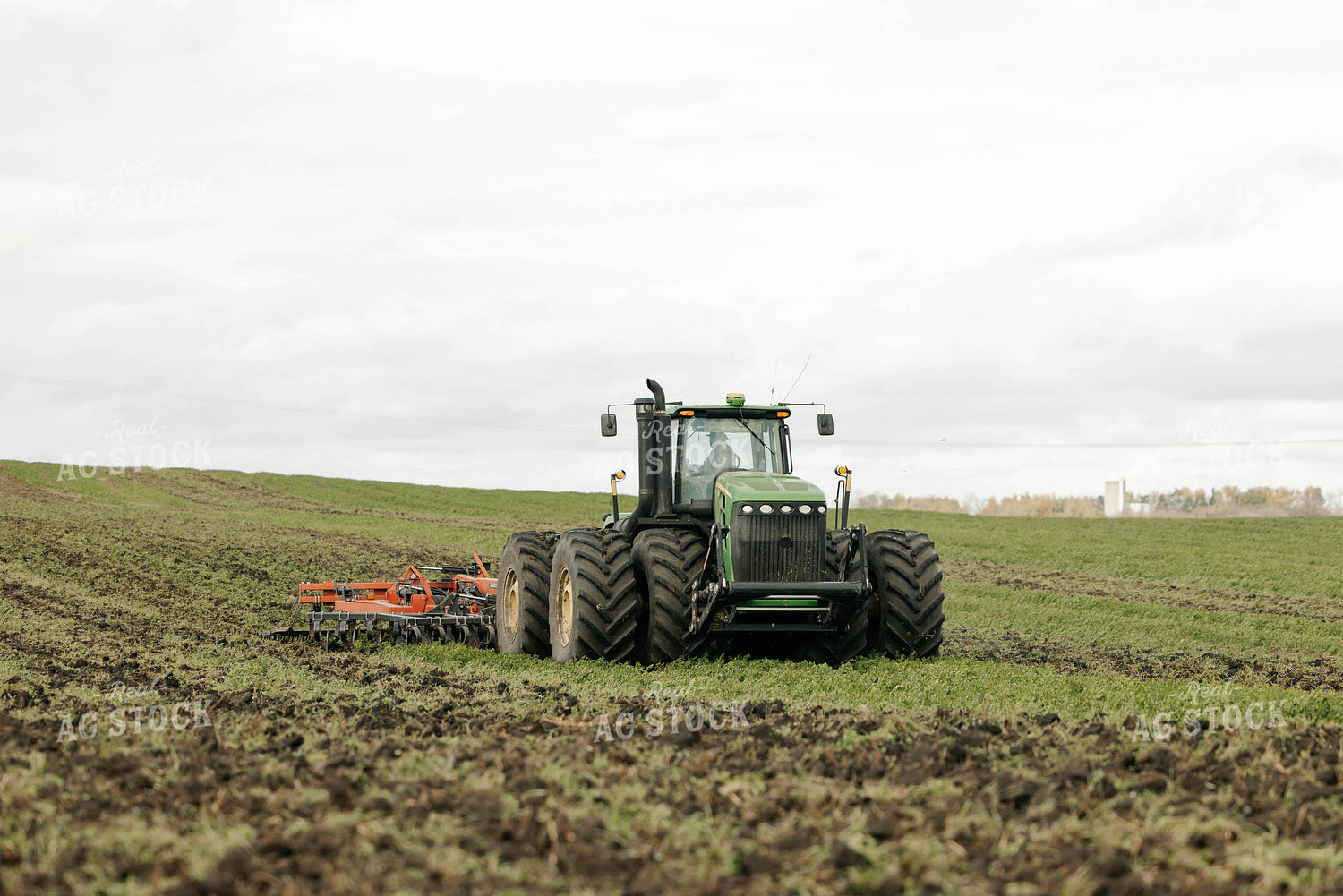 Tillage with Disk Ripper in Alfalfa Field 152870