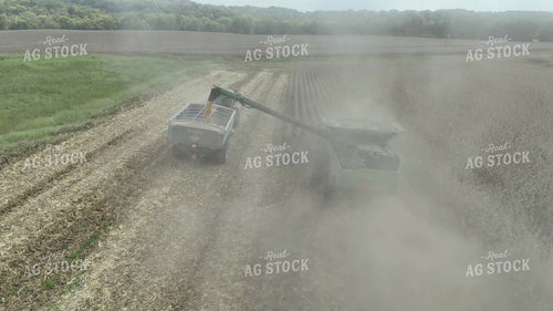 Aerial of Corn Harvest 149122