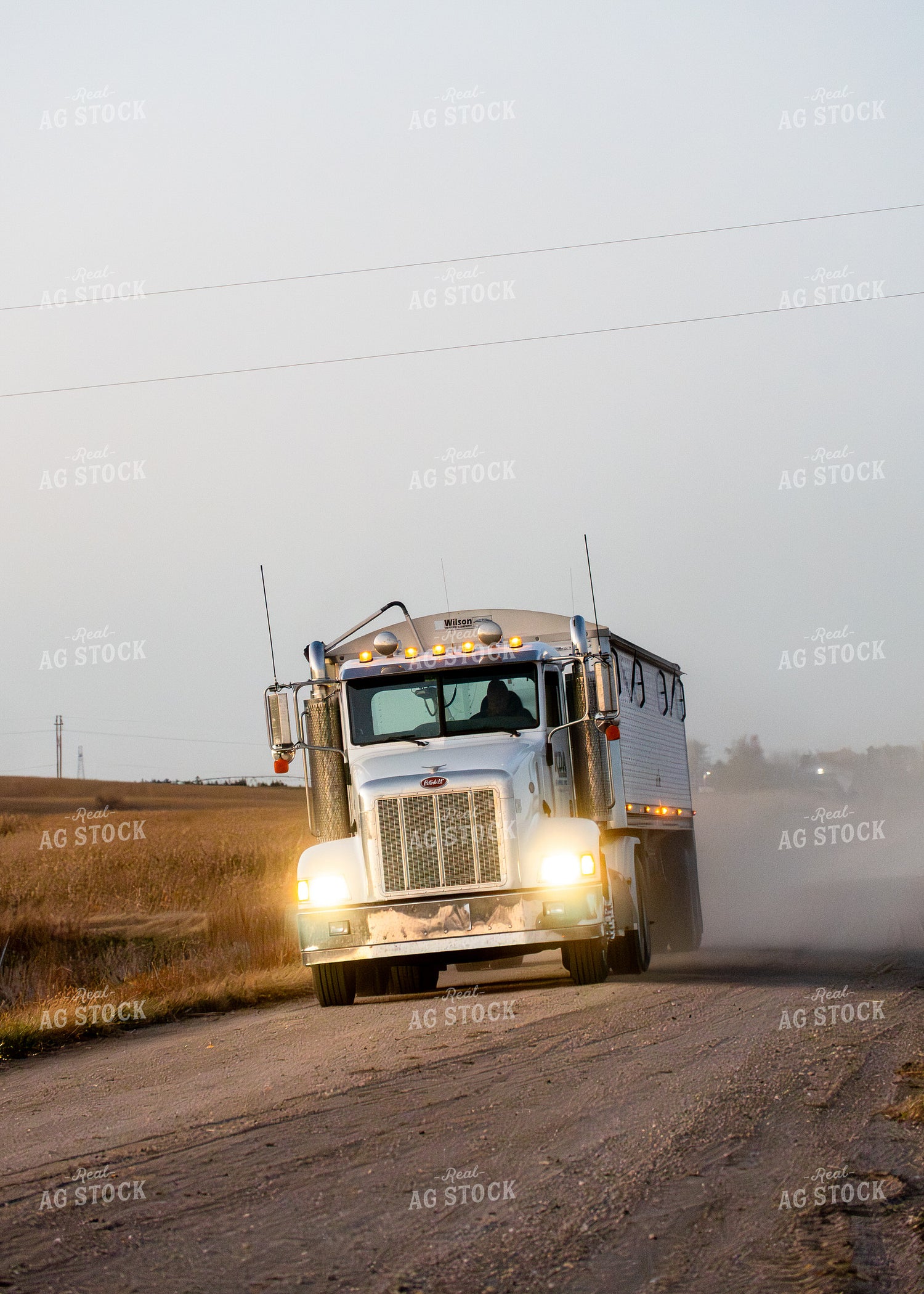 Semi Driving on Road 65546