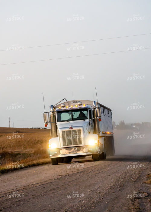 Semi Driving on Road 65546