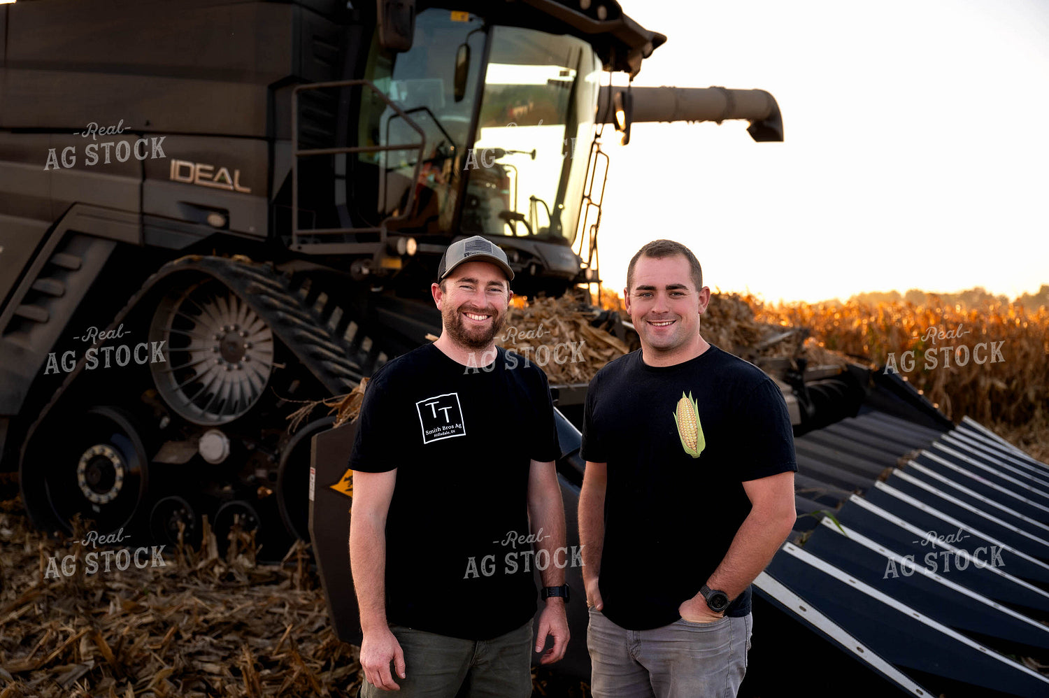 Farm Family by Combine 115560