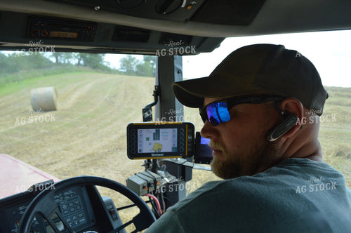 Farmer Harvesting Hay 206059